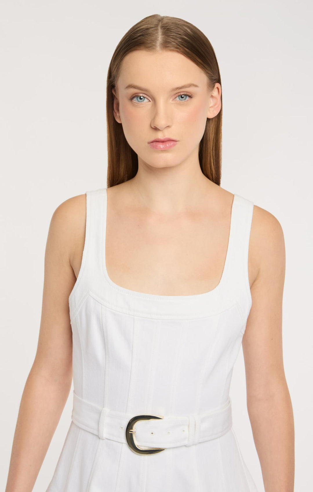 cinq a sept white denim dress Mindie Jean Dress  Cinq  Sept