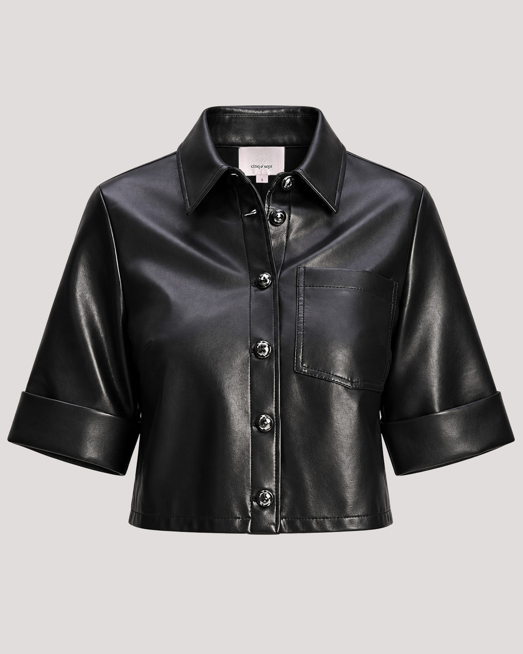 Vegan Leather Aiden Top