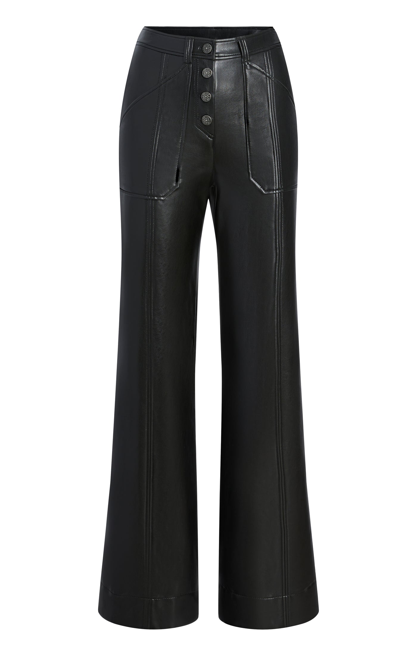 Vegan Leather Long Benji Pant