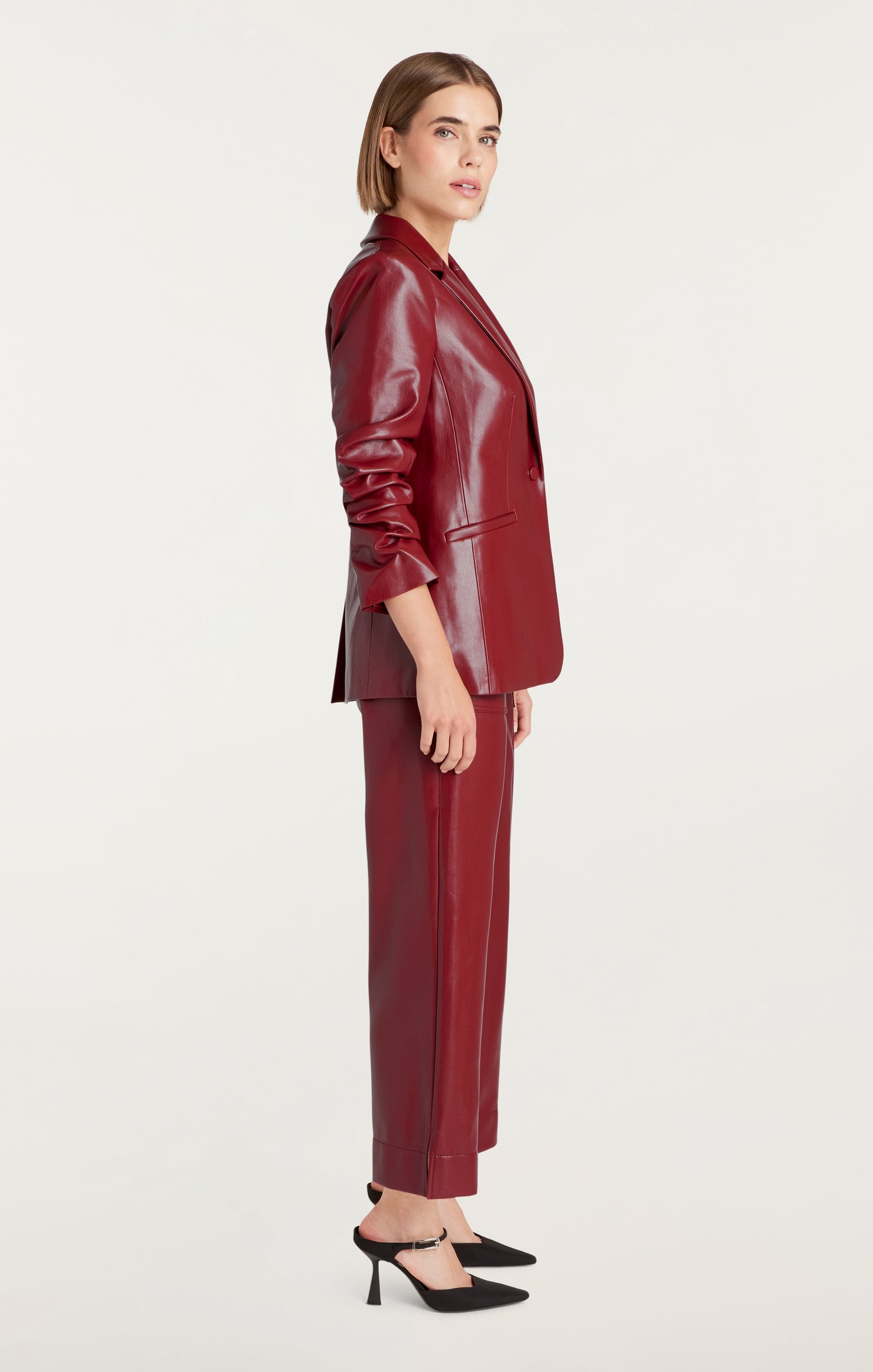 Vegan Leather Kylie Blazer