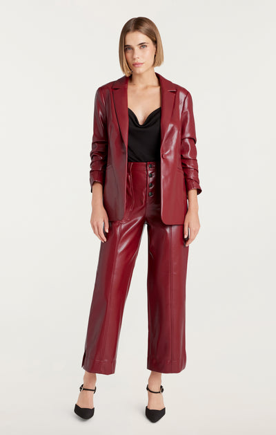 Vegan Leather Kylie Blazer