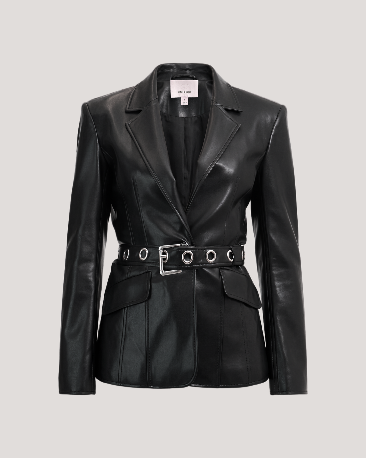 Vegan Leather Santana Blazer