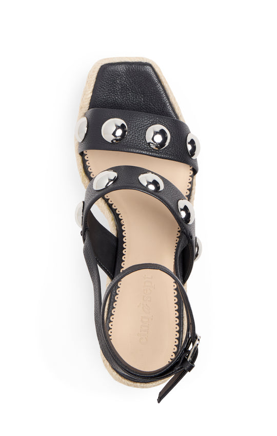 Georgia Studded Wedge Espadrille