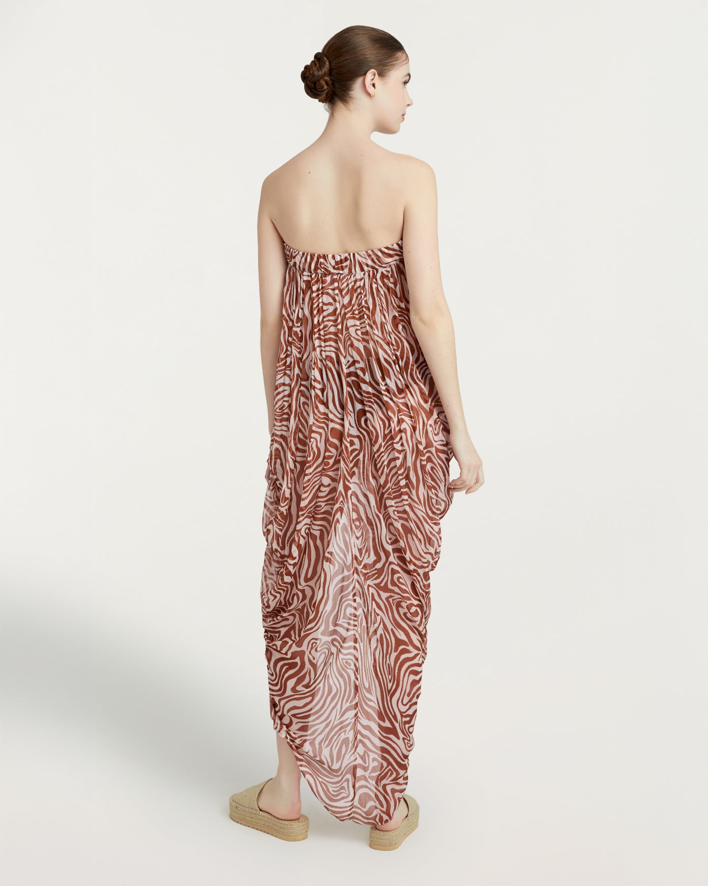 Woodblock Zebra Libbie Coverup