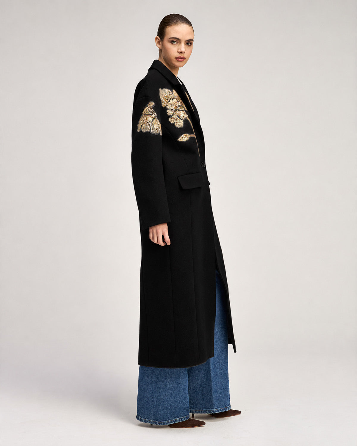 Gilded Peony Lilienne Coat