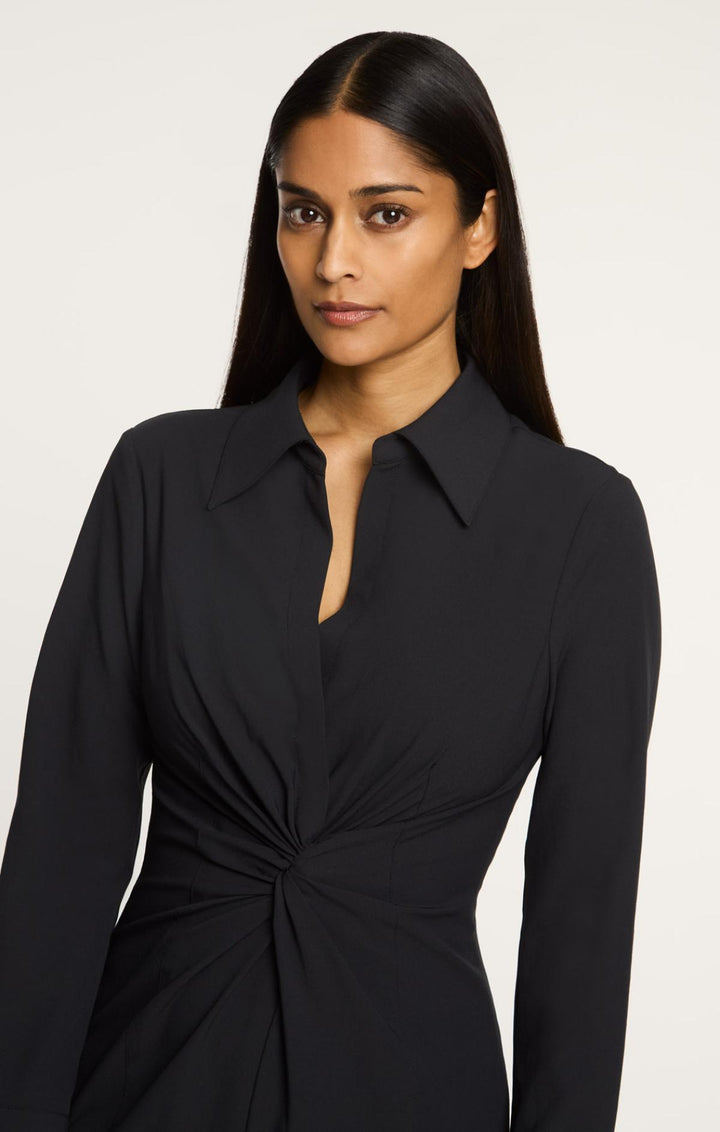 mckenna velvet midi dress Cinq à Sept Women's Midi Mckenna Dress - Black