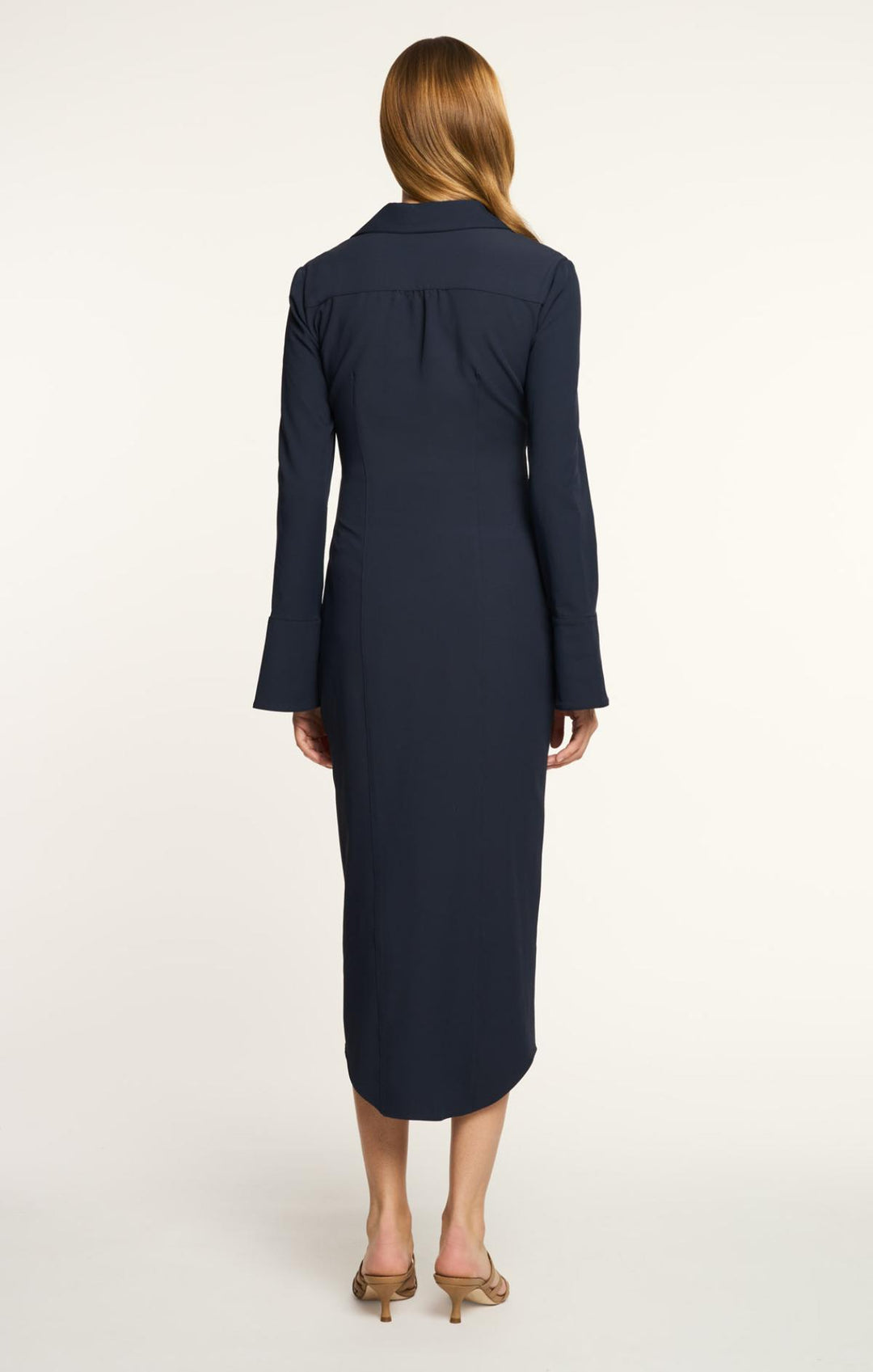 Cinq Sept Mckenna Midi Dress - Navy - 4 Cinq Sept Mckenna Midi Dress - Navy - 4