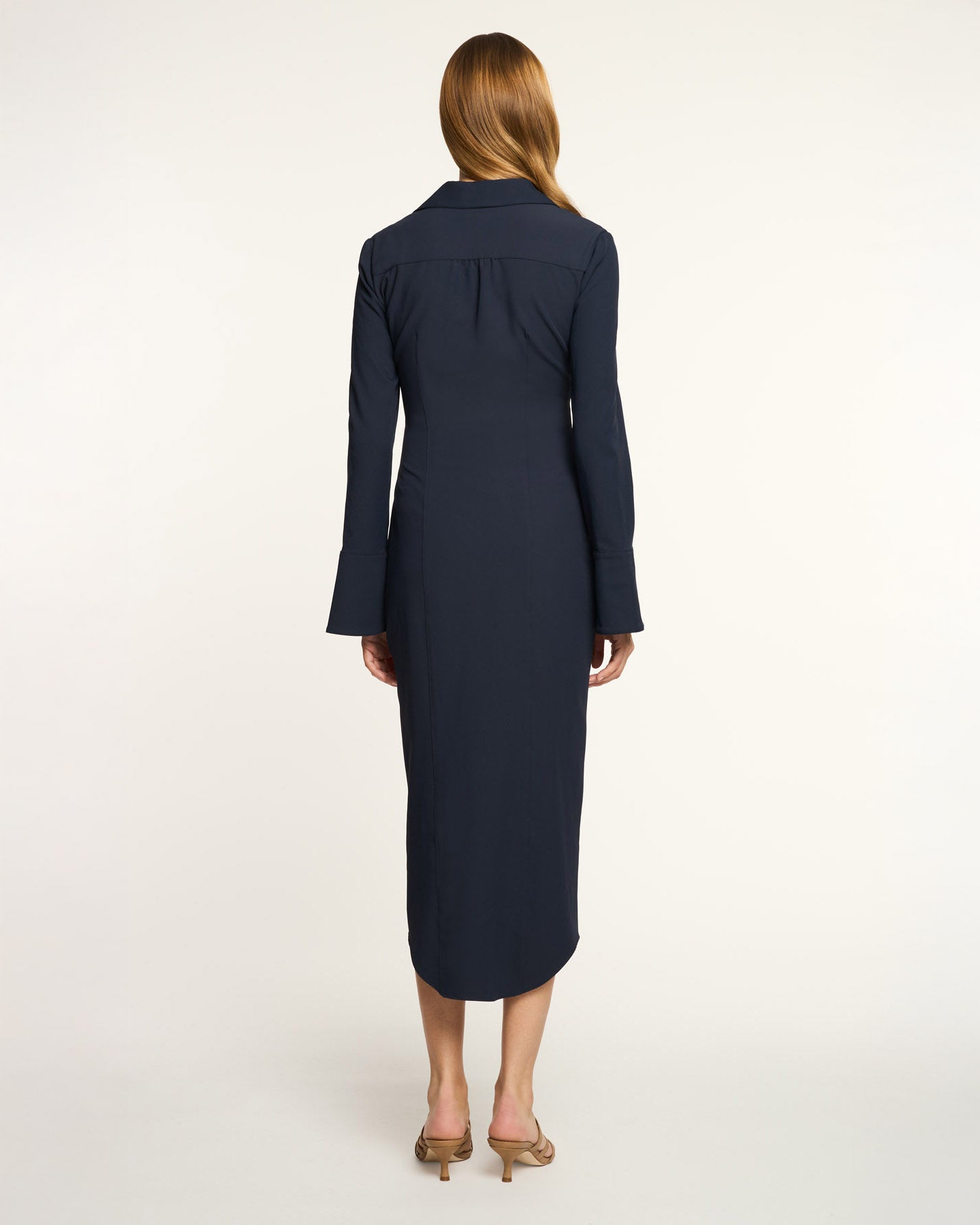 Cinq à Sept Mckenna Midi Dress - Navy