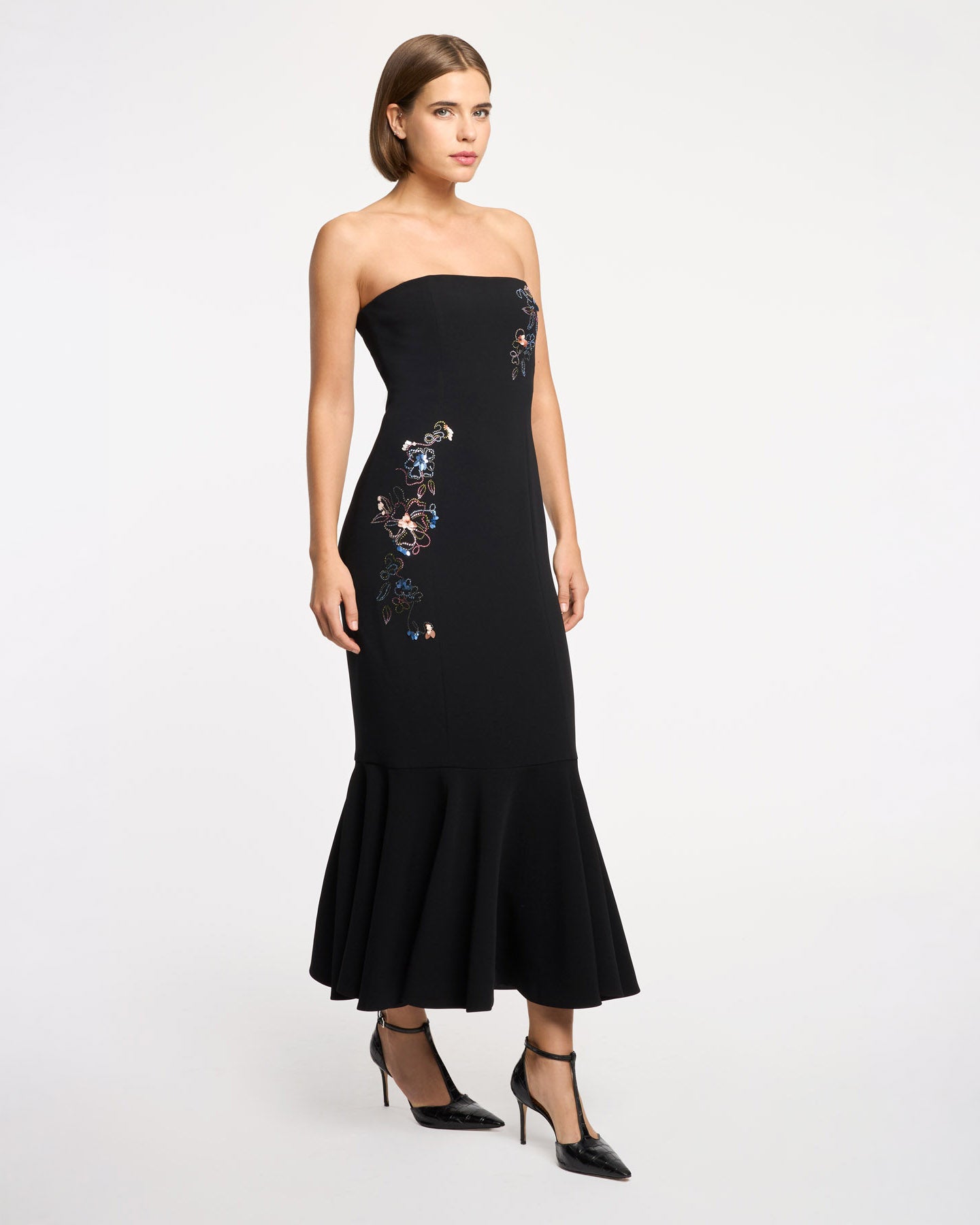 Blooming Linework Juniper Dress – Cinq à Sept