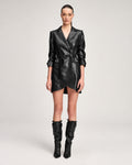 Vegan Leather Jenessa Dress