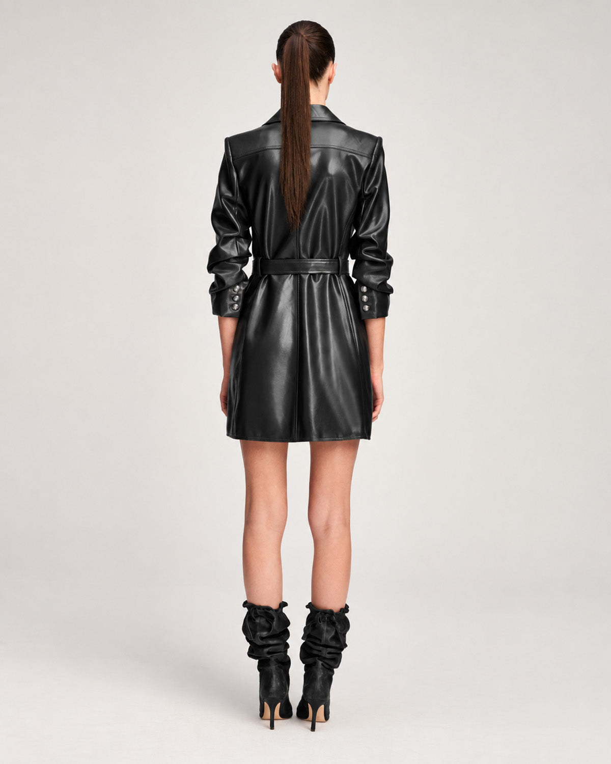 Vegan Leather Jenessa Dress