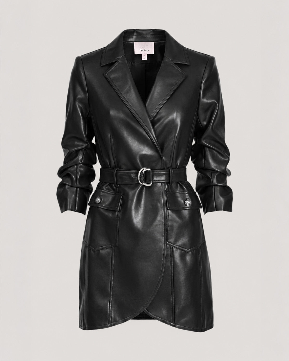 Vegan Leather Jenessa Dress