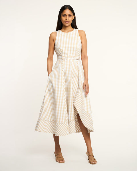 Mini Gingham Denim Zelda Dress – Cinq à Sept