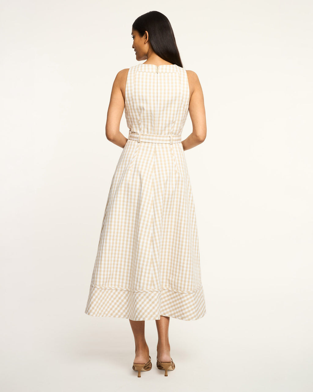 Mini Gingham Denim Zelda Dress