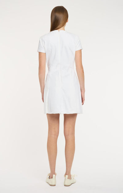 cinq a sept white denim dress Cinq a Sept white denim jean dress with adjustable