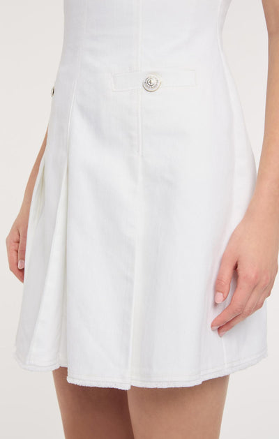 cinq a sept white denim dress White Denim Cambree Dress