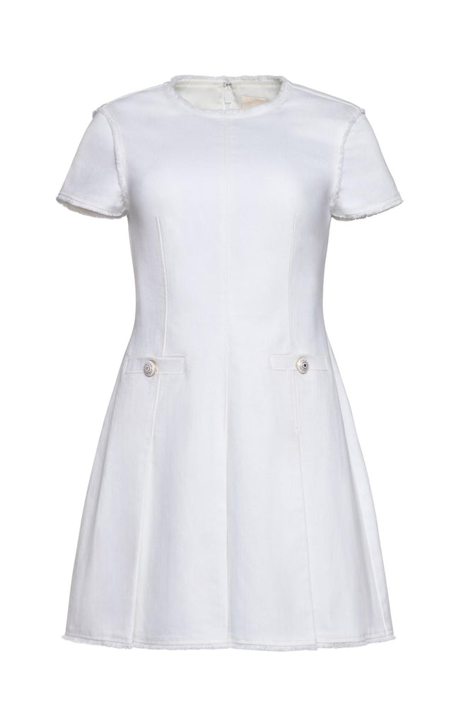 cinq a sept white denim dress White Denim Cambree Dress
