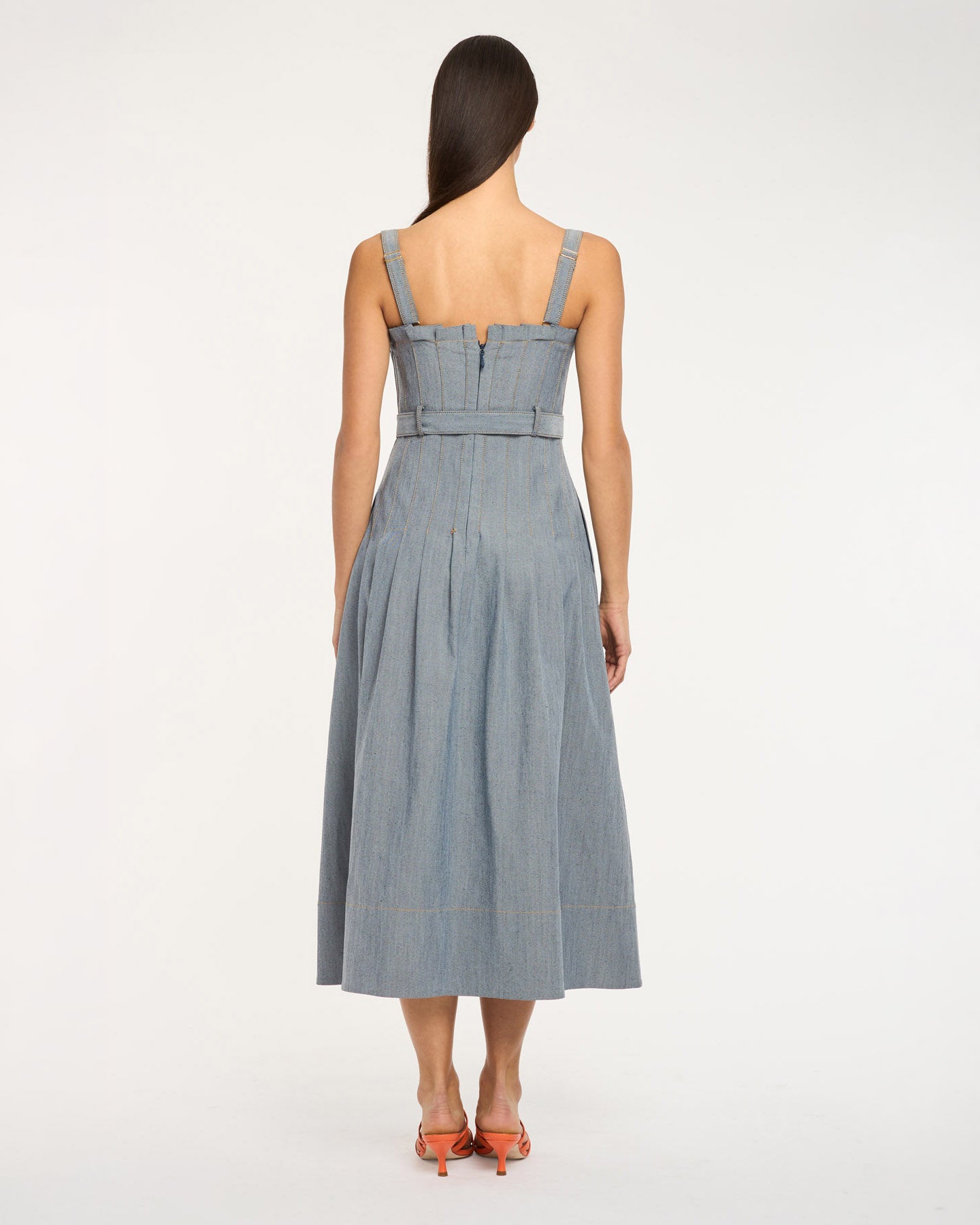 Branwen Jean Dress 16 / Light Indigo