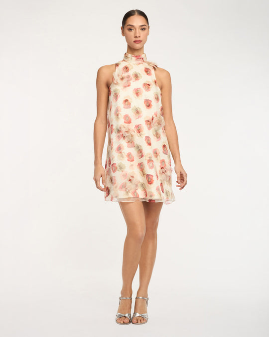 Floating Poppies Sylvia Dress