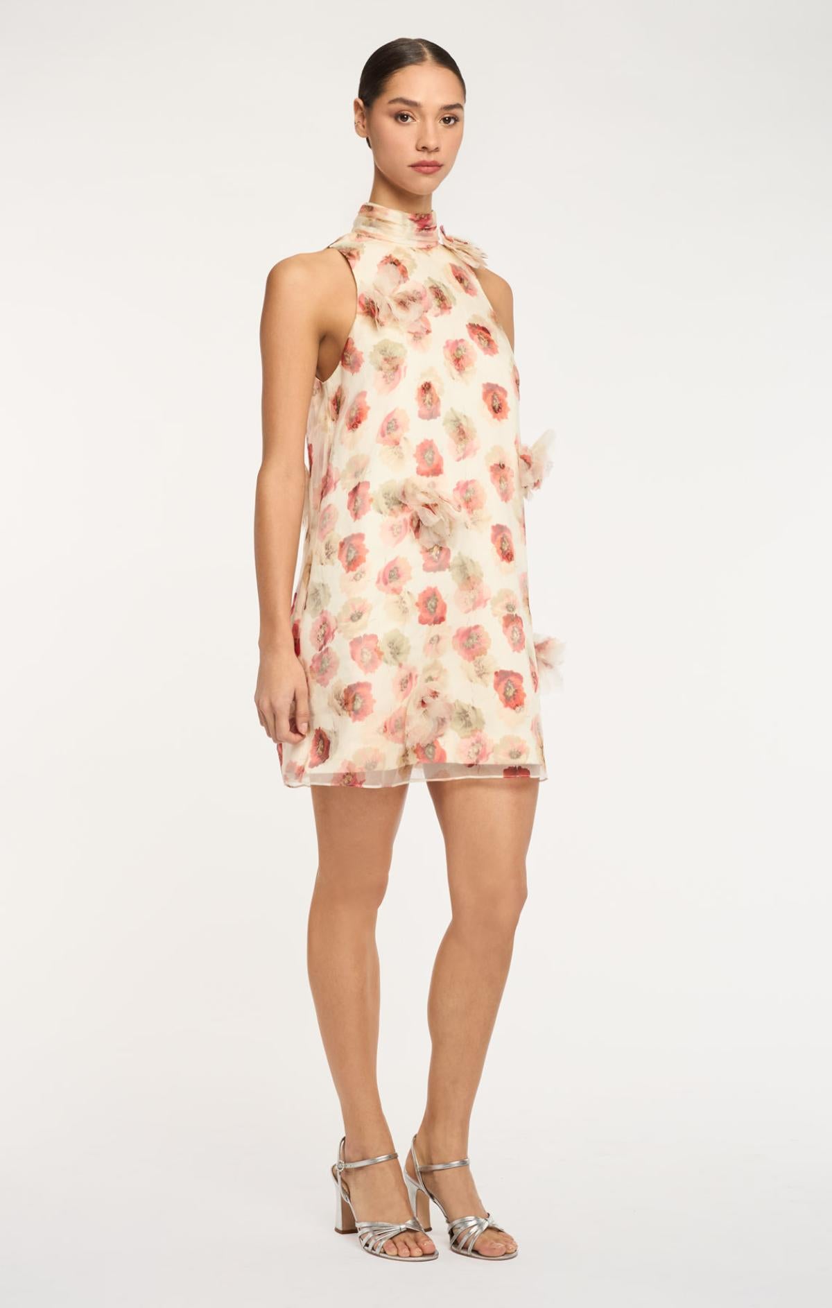 Cinq A Sept Women's Floating Poppies Sylvia Dress - Multi - Size 4 - Gardenia Multi