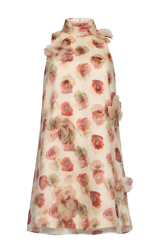 Floating Poppies Sylvia Dress