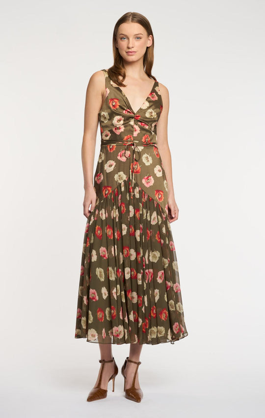 Floating Poppies Makaila Dress