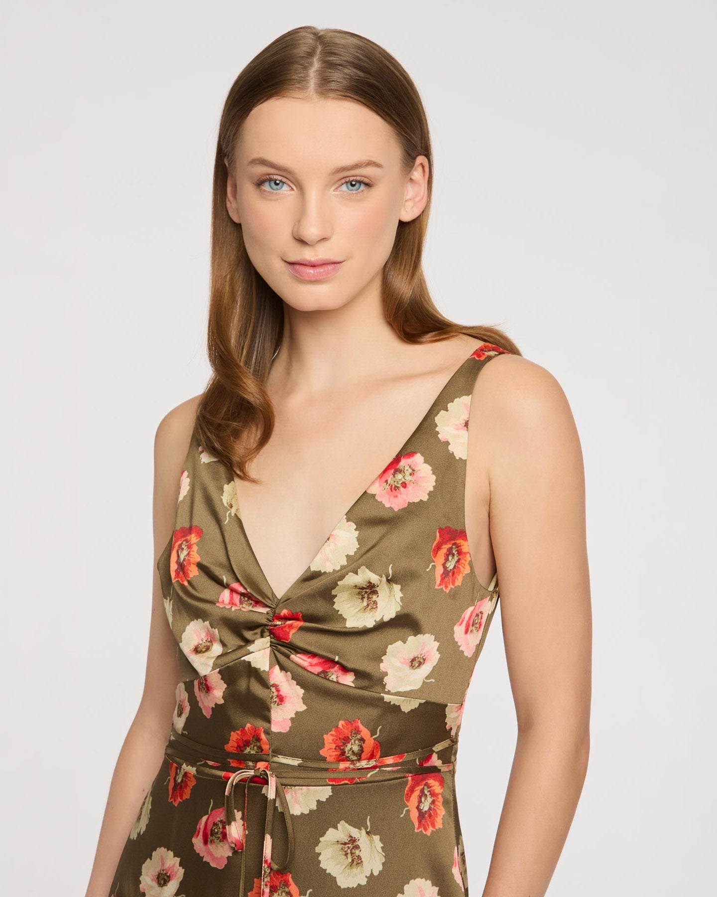 Floating Poppies Makaila Dress