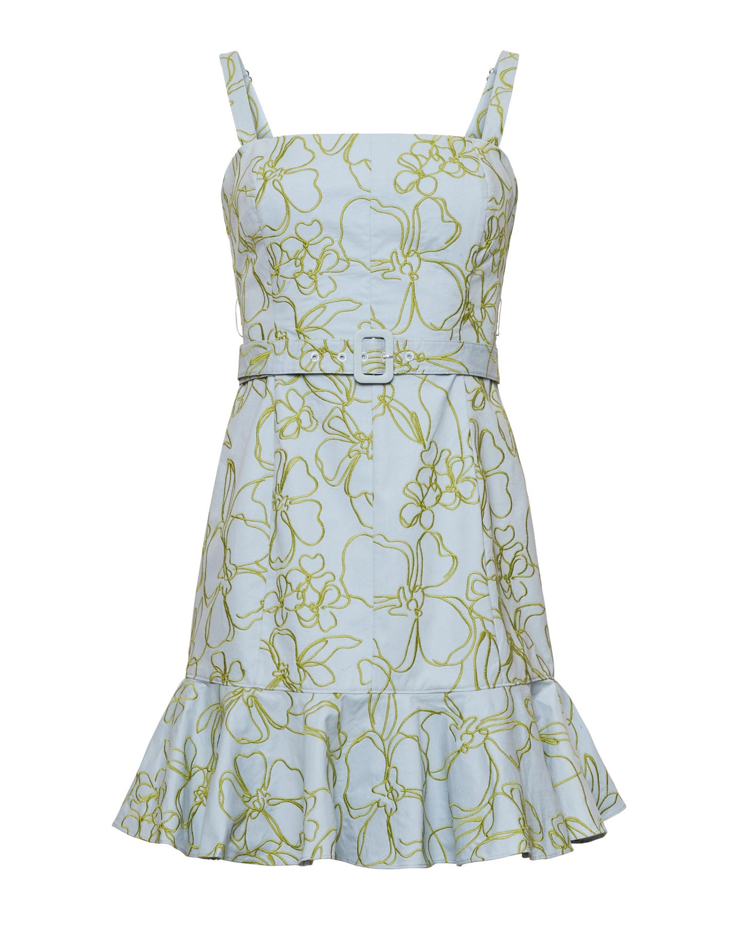 Embroidered Malva Floral Tonya Dress