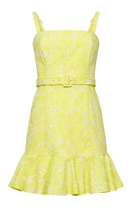 Embroidered Malva Floral Tonya