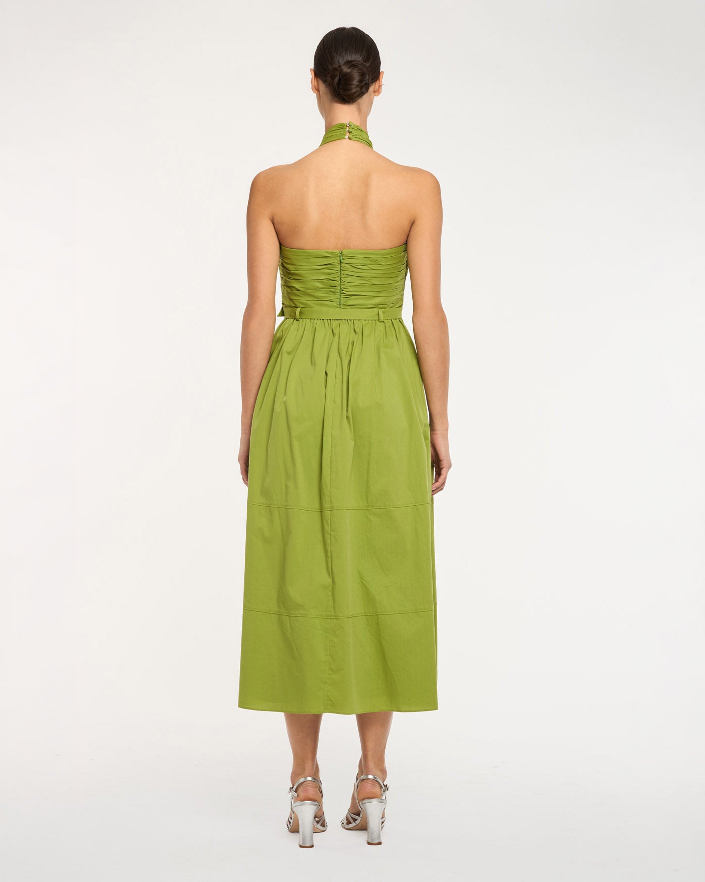 Cinq à Sept Marcie Halter Dress in Dark Lime at Nordstrom, Size 4