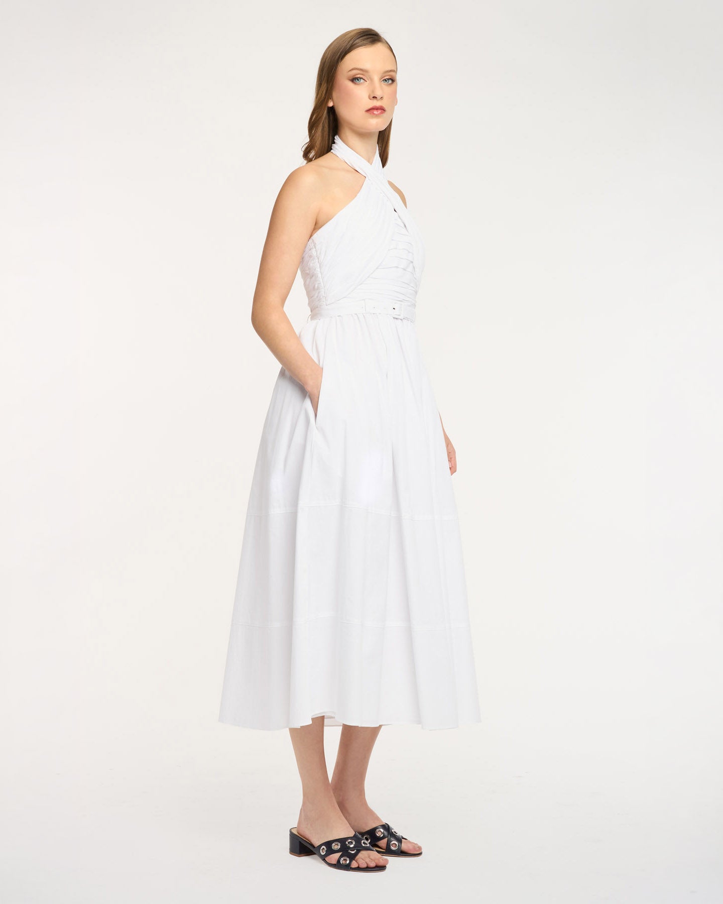 Cinq à Sept Women's Marcie Halter Dress - White