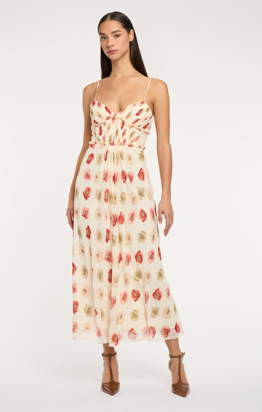Floating Poppies Carline Dress