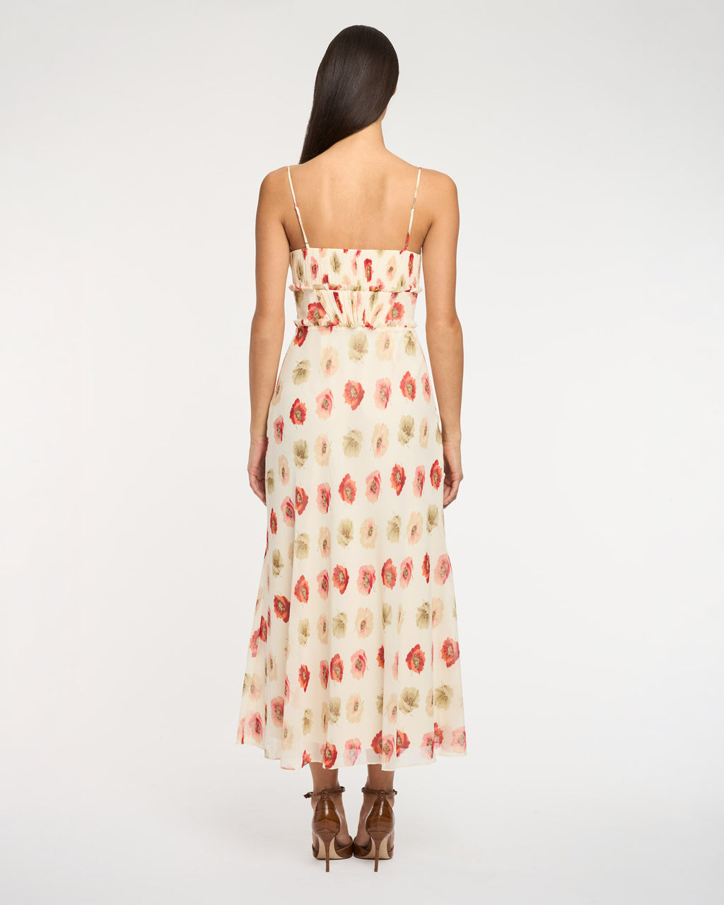 Floating Poppies Carline Dress