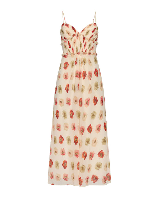 Floating Poppies Carline Dress