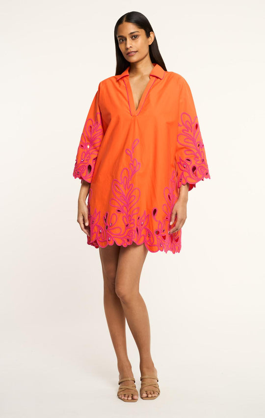 Paisley Bloom Embroidered Arcia Kaftan