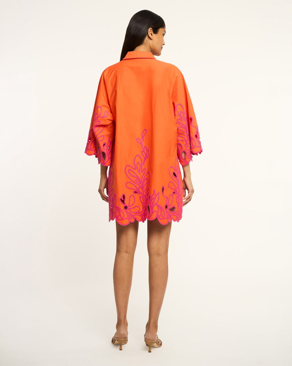 Paisley Bloom Embroidered Arcia Kaftan