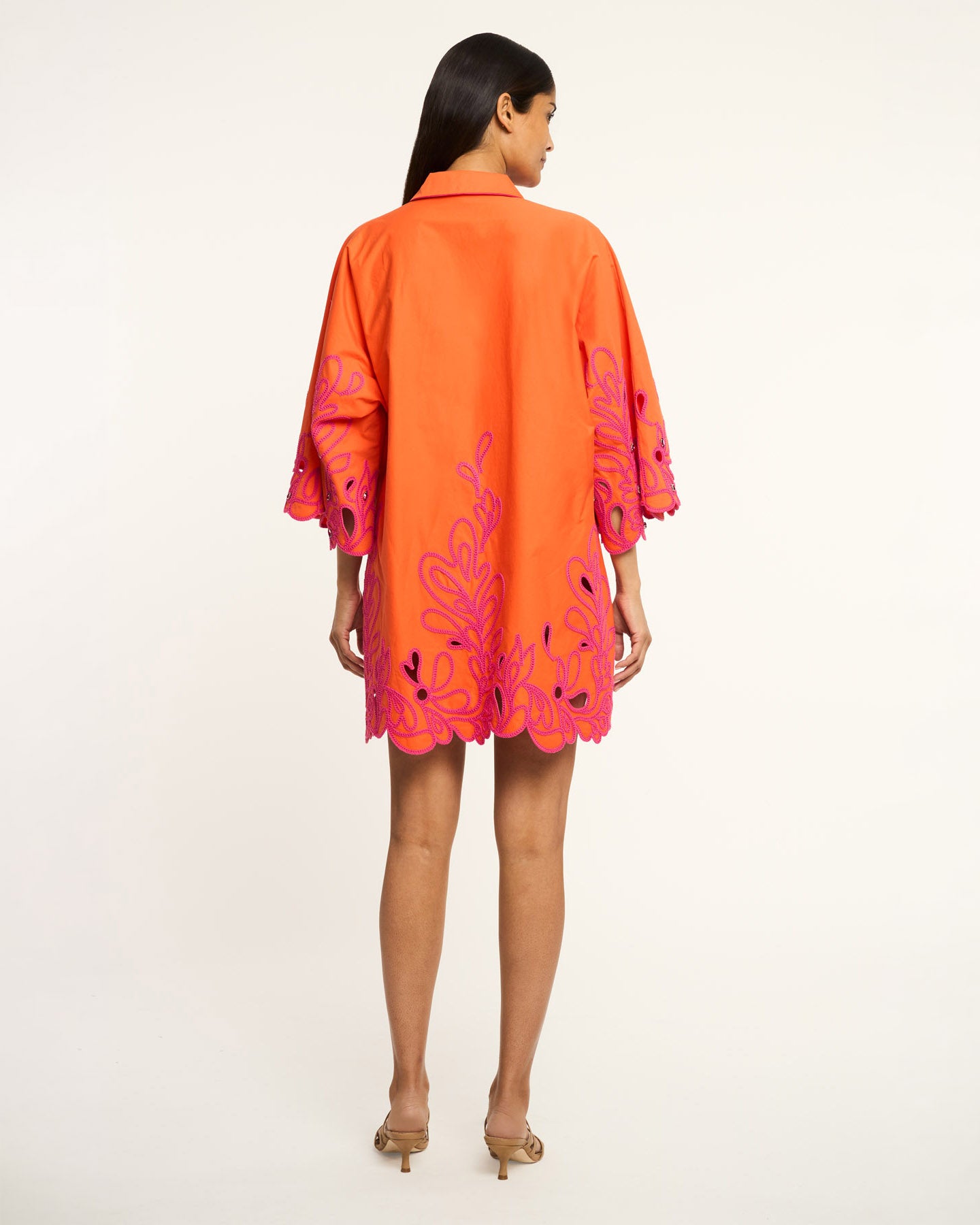 Paisley Bloom Embroidered Arcia Kaftan