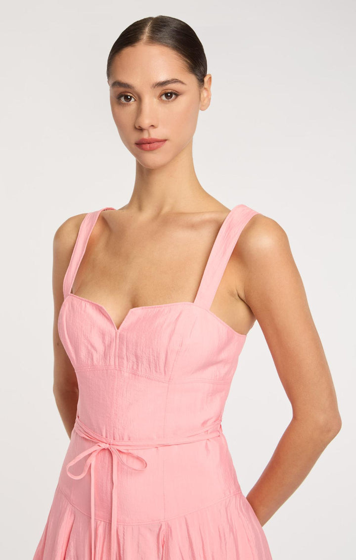 cinq a sept dress pink Cinq A Sept Randa split-sleeve Mini Dress | Pink
