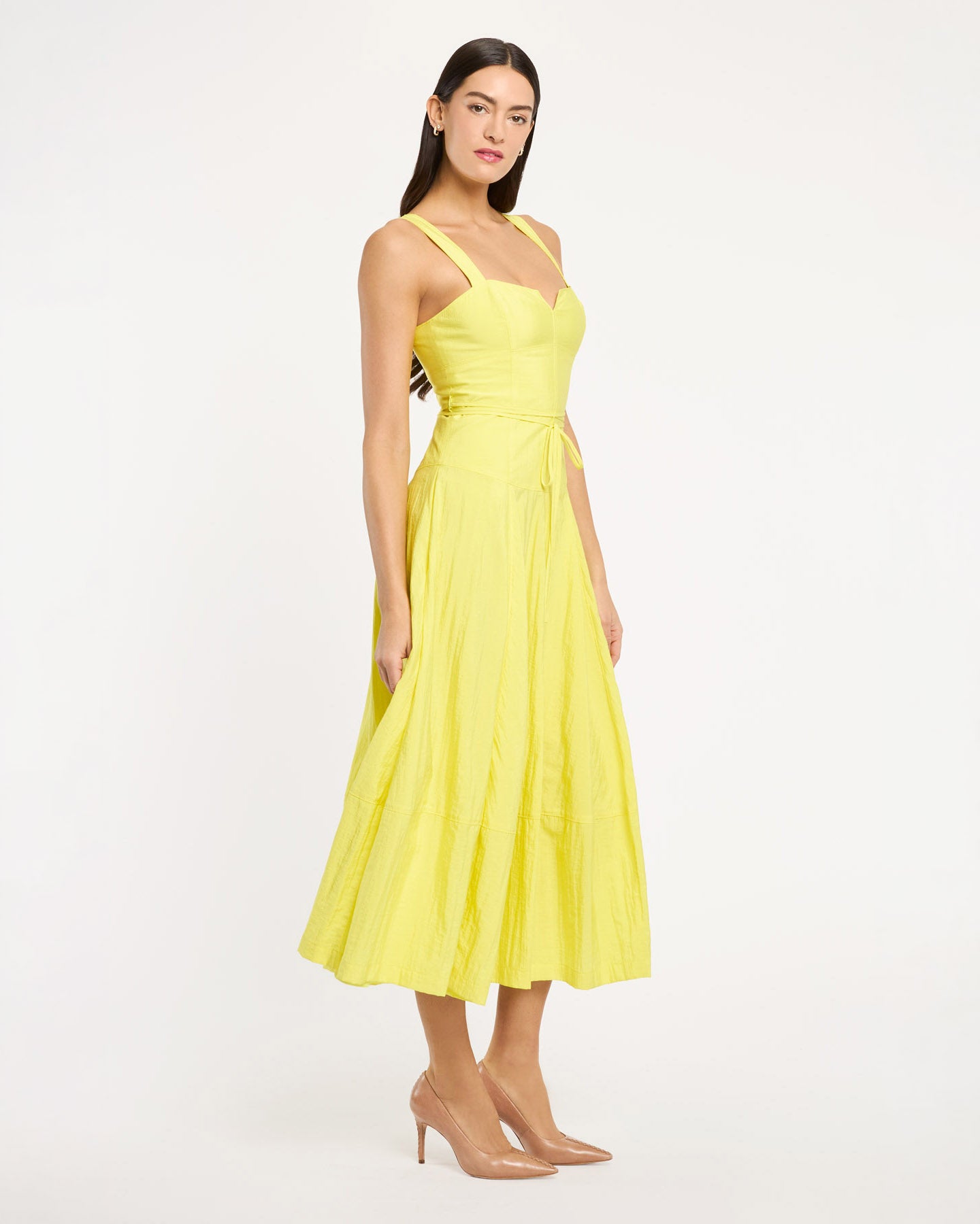 Cinq a Sept Jerome Dress in Yellow