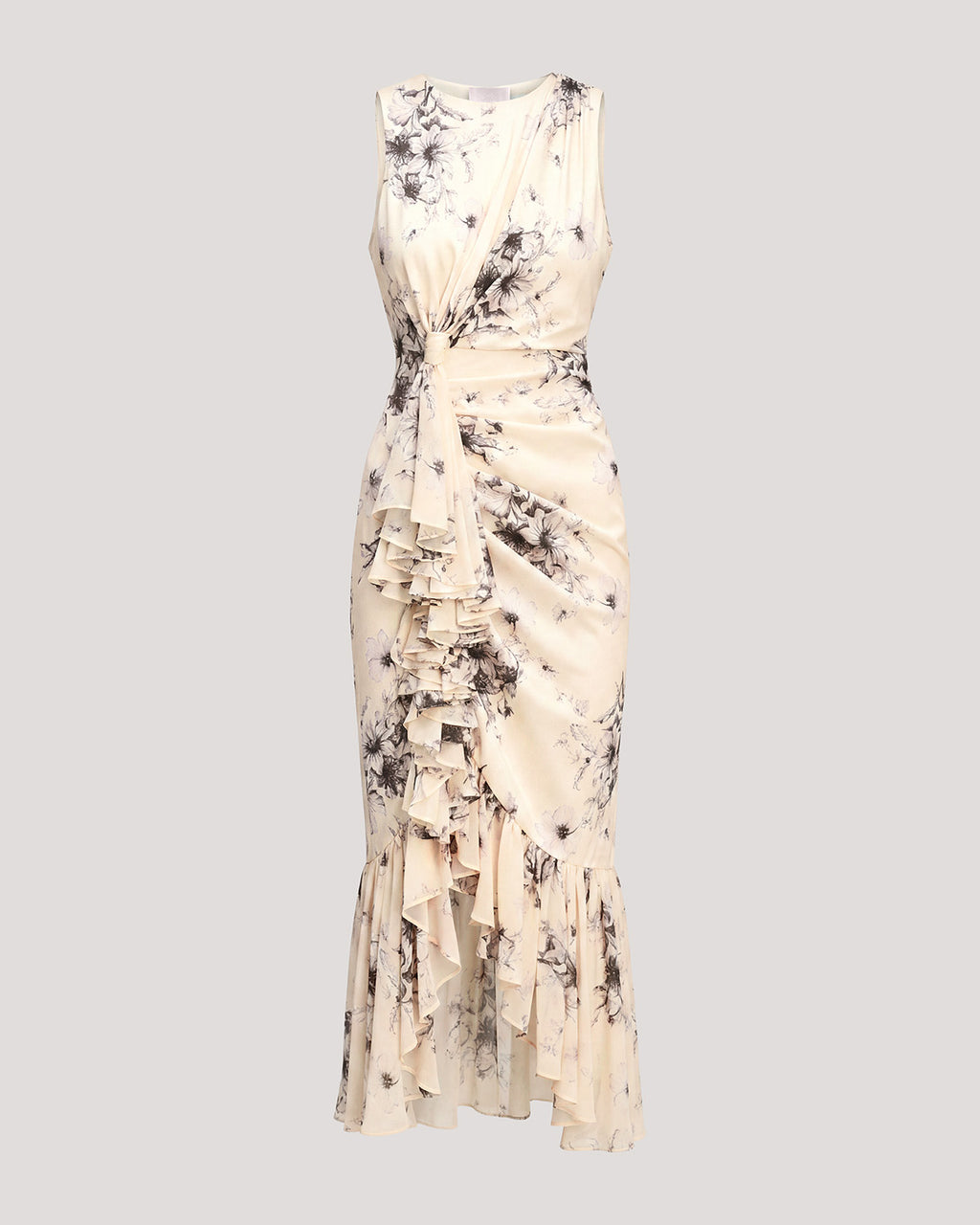 Handsketched Floral Cyrus Dress