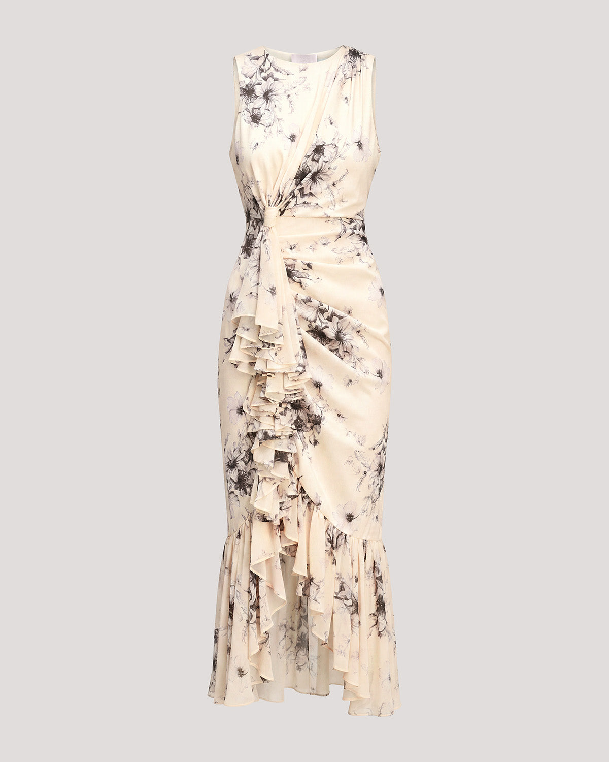 Handsketched Floral Cyrus Dress
