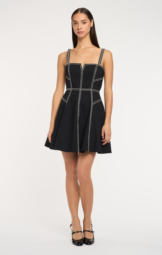 Ribbon Embellished Jelena Dress