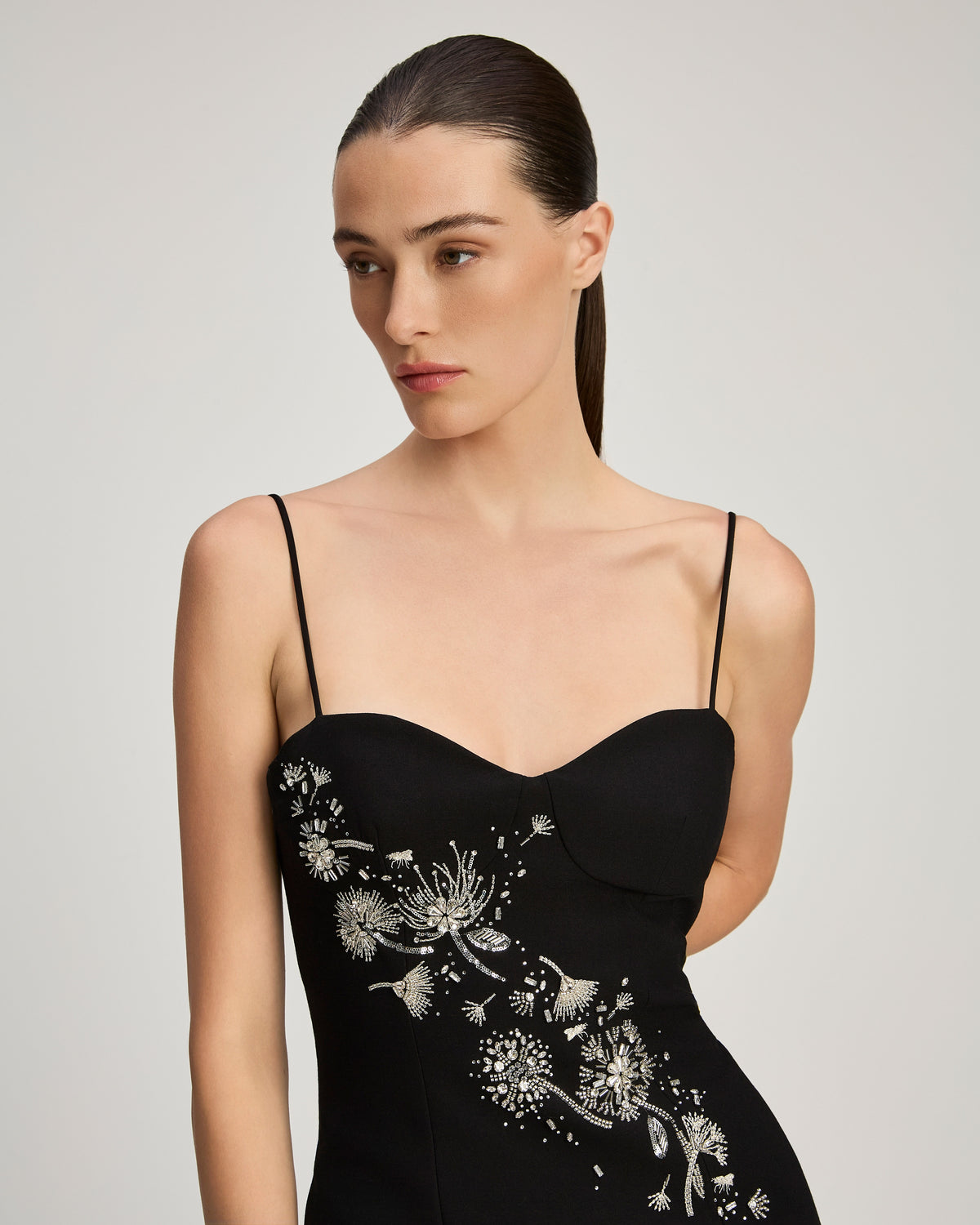 Midnight Dandelion Amelina Gown