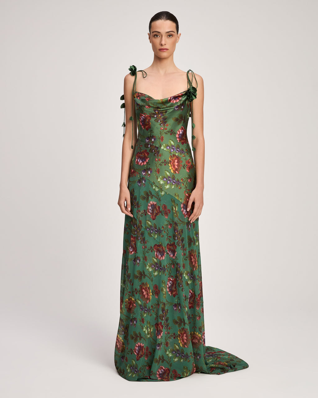Fresco Floral Vionette Gown
