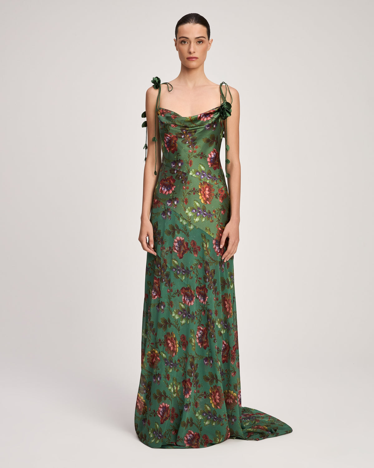 Fresco Floral Vionette Gown