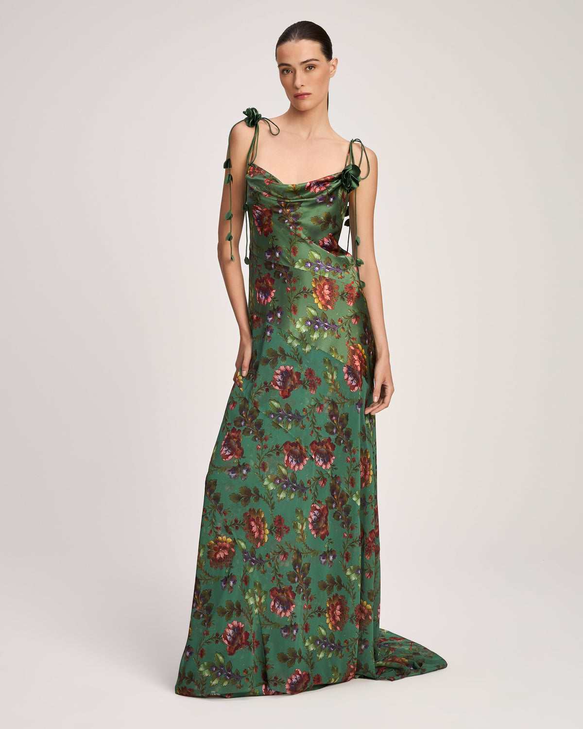Fresco Floral Vionette Gown