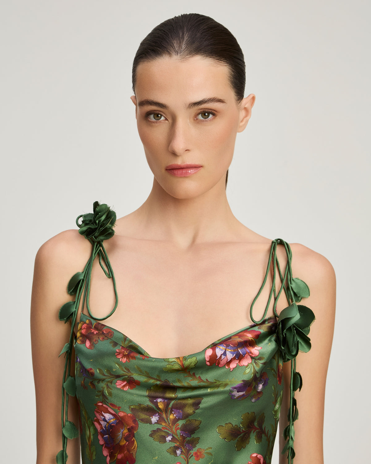 Fresco Floral Vionette Gown