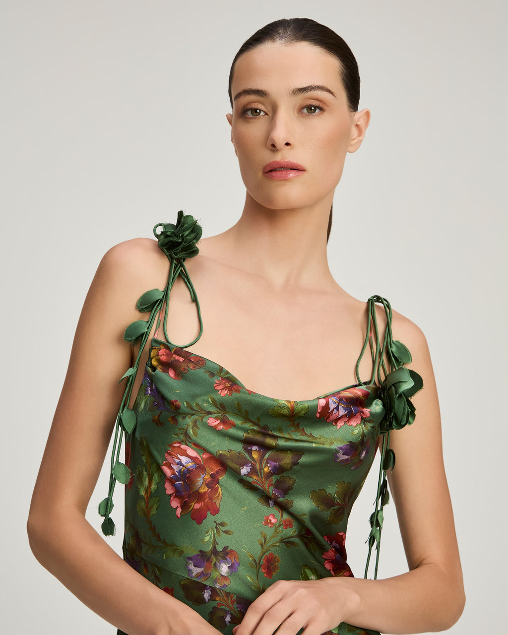 Fresco Floral Vionette Gown