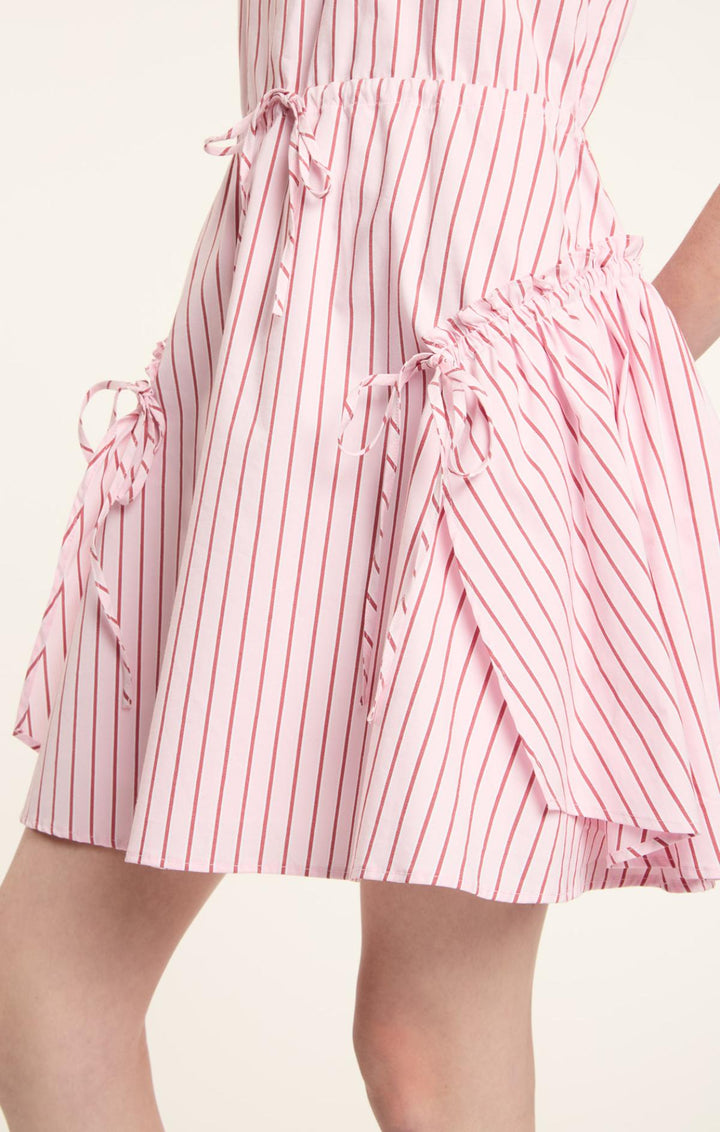 pink candy stripe dress Wholesale Candy Stripe Shirt Dress