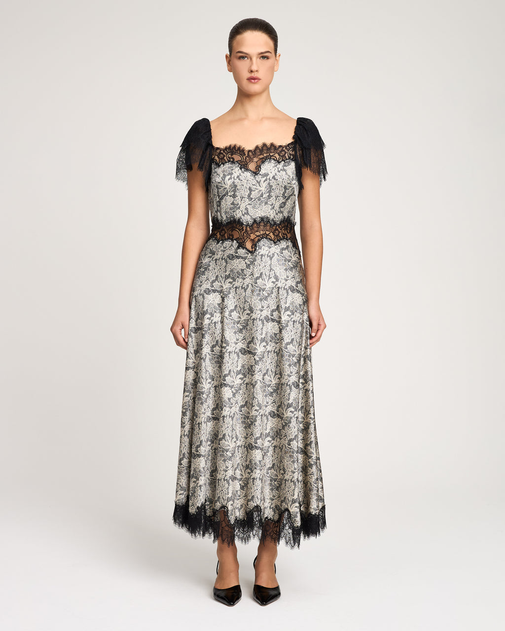 Trompe L'Oeil Lace Julisse Dress